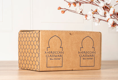 Moroccan Beldi Glassware - Set of 6