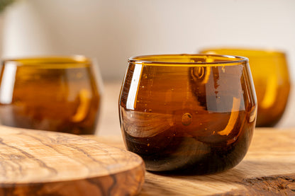 Moroccan Stemless Goblet - Set of 4