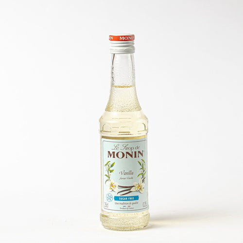 monin vanilla syrup free sugar 250 ml